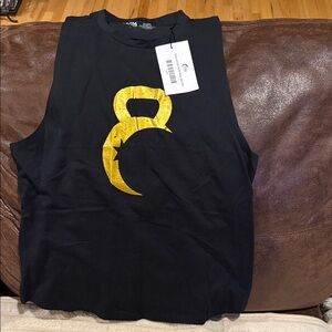 Black and Gold Women's Tank Top
